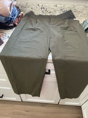 Old Navy Olive Green High-Rise Wide-Leg Pants